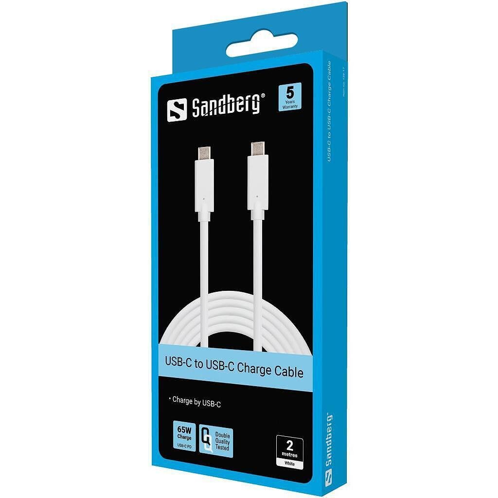 Sandberg USB-C Charge Cable 2m. 65w - Кабел
