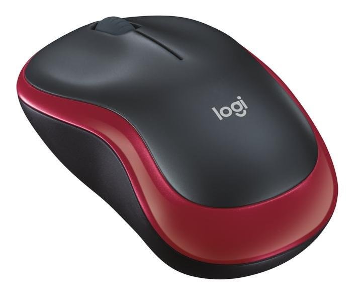 Logitech Wireless Mouse M185 - RED